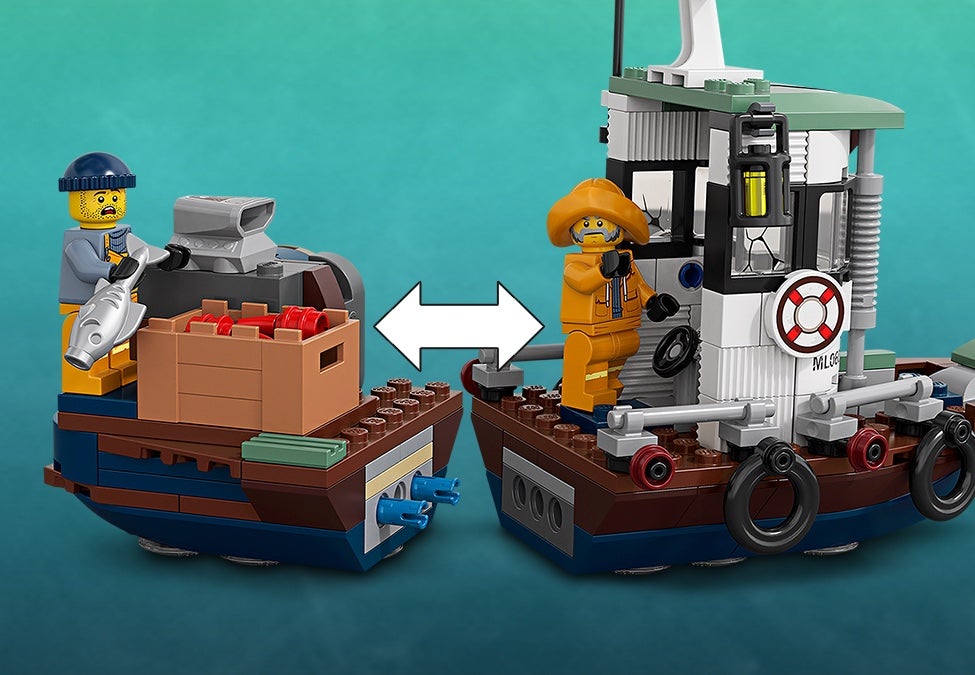 for sale online Wrecked Shrimp Boat 70419 LEGO Hidden Side